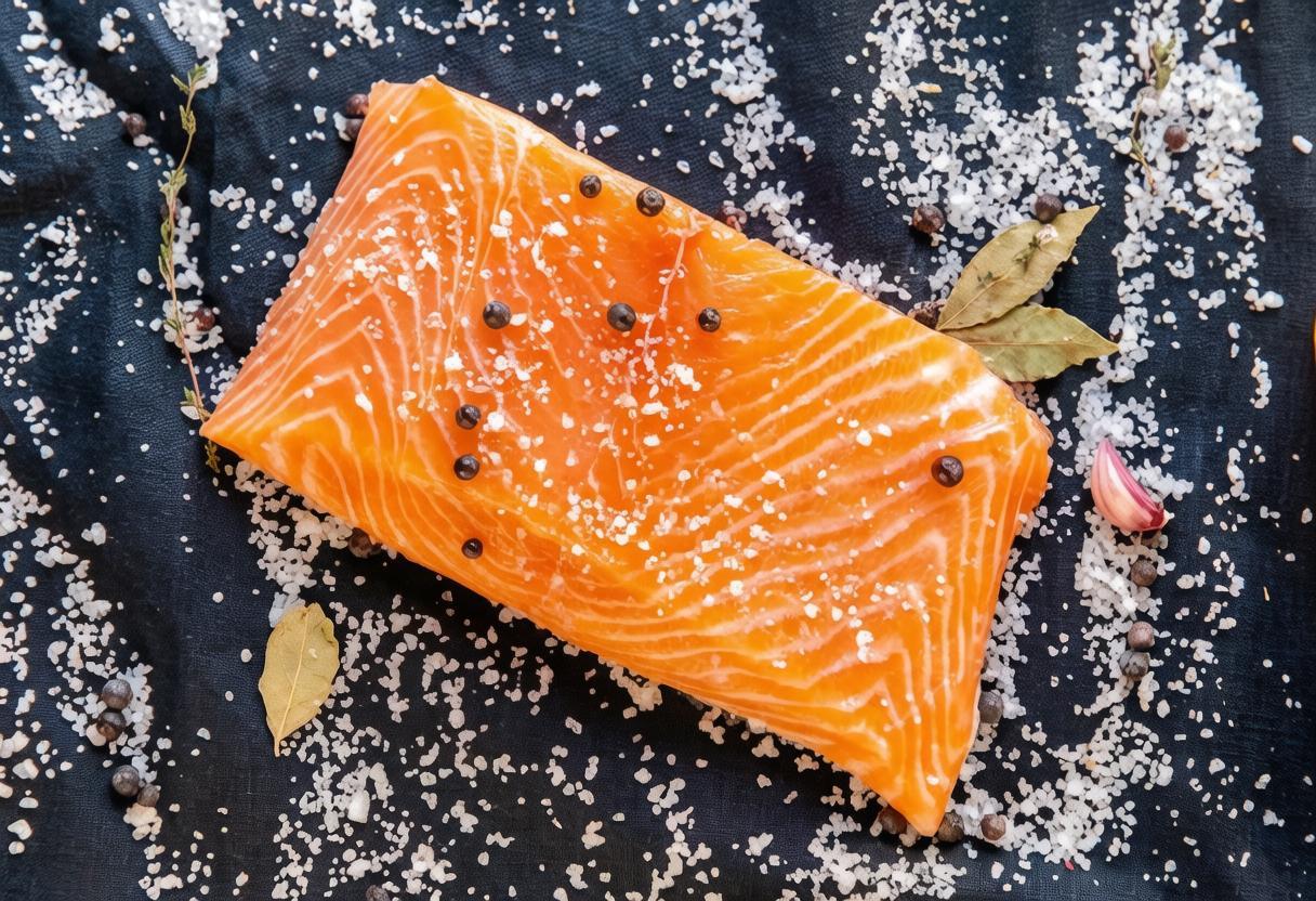 Сёмга слабосоленая кусок